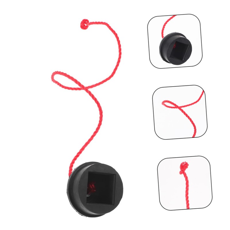 WHAMVOX 2pcs Robust Billiard Chalk Holder Slip Rubber Sleeve Fit