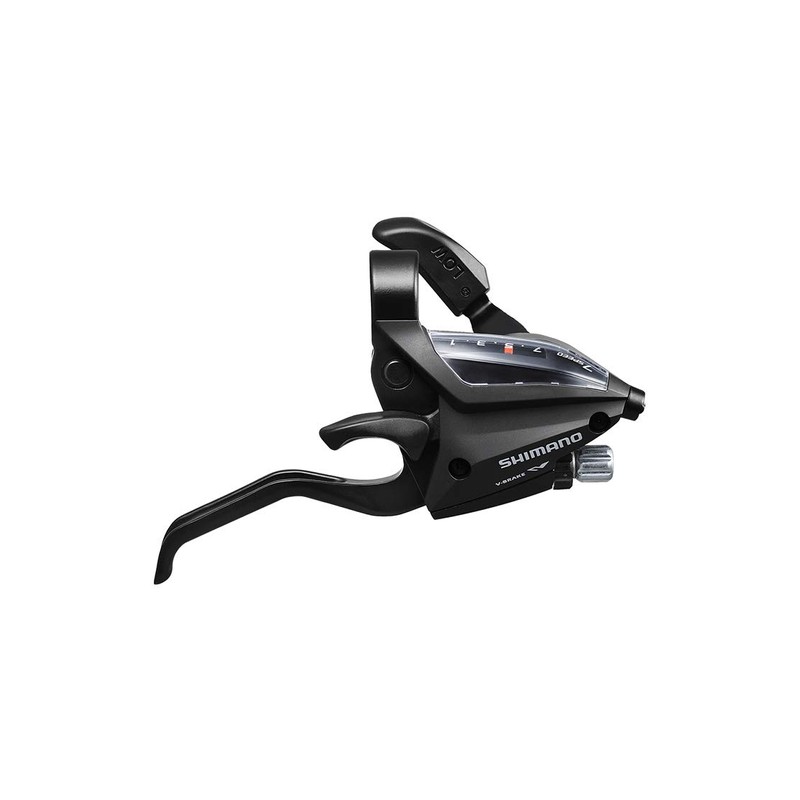 Shimano ST-EF500 ESTEF5002RV7AL ST Lever, Black, Right Lever Only, 7S,