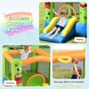 DORTALA Inflatable Bounce House, Monster Theme Bouncy Castle with Slide,