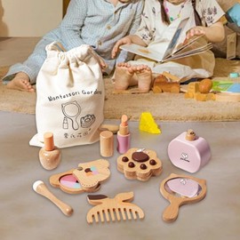 Dickly Children Make -up Kit Little Princess Gift Set, Wooden Children Vanity -set, Girls Do Make -,,,