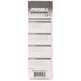 BlueDot Trading AG0 1.5v Alkaline Button Cell 10mAH Batteries fit SR63, SG0, LR63 for watches, clocks, hearing aids, calculators, digital cameras, 30 Count