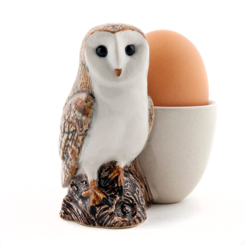 Quail Ceramics Barn Owl Egg Cup