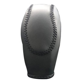 RAGBUSCLE Car Gear Stick Shifting Knobs Leather Cover Shifter Lever, Compatible with Ford Fusion Fiesta Focus Transit Van Escape Edge Review Connect, Solid Black