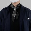 Hymeiluely Western Bandana Scarf With Vintage Eagle Coin Buckle, Paisley