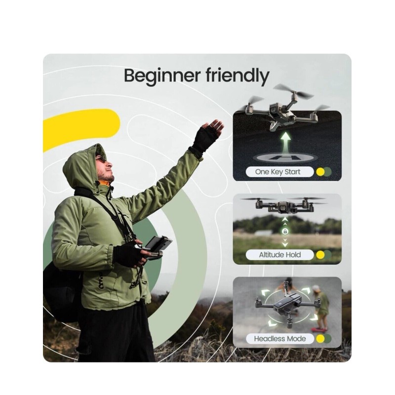 Holy Stone HS440 Foldable FPV Drone with 1080P WiFi Camera