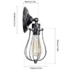 moonkist Vintage Wall Lamp Adjustable Rustic Retro Wire Cage Wall