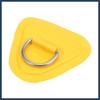 INFINAUTO 4pcs Kayak D Ring Patch PVC Stainless Steel Triangle