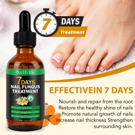 7 Days Nail Treatment for Toenail, 7 days Ginger Nail Care Serum, Ginger Extract Nail Essence, Nail Growth and Repair Serum, Nail Strengthener for Damaged Nails