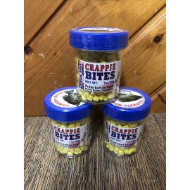 Magic Bait Lot Of 3 Magic Bait Crappie Bites 1 oz Yellow Fishing Lure New