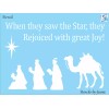Stencils-by-Joanie Joanie Stencil Saw Star Rejoice Joy Wise Men Camel