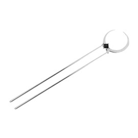 LALAFINA 5pcs Moon Hair Fork Rhinestones Elegant Hairpin for Women Hair Accessory for Buns and Updos for Parties and Daily Wear