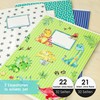 Papierdrachen 4 high-quality school notebooks for children, DIN A4, lined