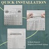 No Hook Shower Curtain or Liner - 8G Heavy Duty