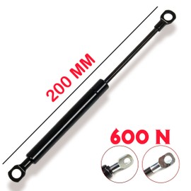 AUTORCE 600N Universal Gas Struts Springs M8 EYELET Heads 200-250-300-350-400-450-500-550-600-650-700-750 MM Lift Support System - Force 600 (N) (200 MM)