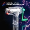 753 Hand Crank Generator,6.3V, 0.3A Hand Crank Driven Electricity Generator