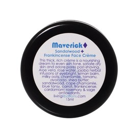 Living Libations - Organic Maverick Face Creme | Natural, Wildcrafted, Vegan Clean Beauty (.5 oz | 15 ml)