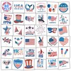 4th of July Decorations Temporary Tattoos -80Pcs America,Red White and
