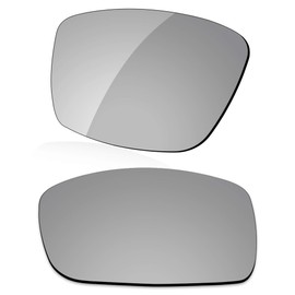 LenzReborn Polarized Lens Replacement for Oakley Conductor 6 OO4106 Sunglass - Silver Grey - Polarized Mirrored
