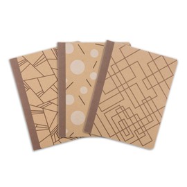 Mintra 100% Recycled Notebooks (Comp Book (7.5in x 9.75in), Design Set 3pk)