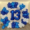 Bezente Royal Blue Latex Party Balloons - 100 Pack 12