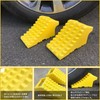 ROBLOCK Tire Stoppers Solid Rubber Wheel Chocks Heavy Duty with