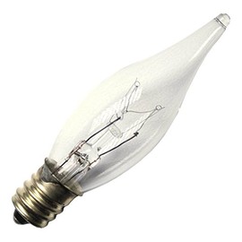 Westinghouse 0325000 15W CST6 Puntino Clear Incandescent Light Bulb with Candelabra Base