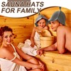 JaGely 2 Pcs Wool Sauna Hat Sauna Accessory Russian Banya
