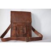 Komal's Passion Leather 11 Inch Sturdy Leather Messenger Satchel Bag