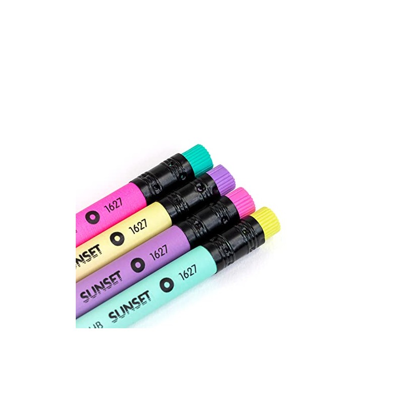 Caja expositora 24 lápices de graphite HB con goma, series