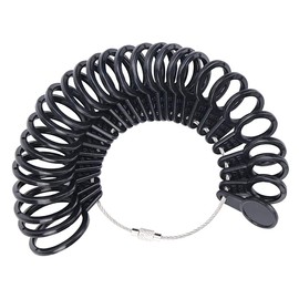 MMOBIEL Ring Sizer Ring Stick Measuring Tool for US 2-15 / EU 41-76/ JAP 1-13 / HK 3-34 With Half Size Measurements Incl. Kit Ring Set, Stainless Steel