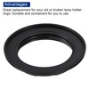 MECCANIXITY E26/E27 Light Socket Rings Lamp Shade Holder Adapter Ring