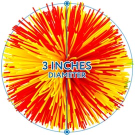 The Original 3-Pack of Monkey Stringy Balls (Latex-Free, BPA/Phthalate-Free) - Great Fidget / Stress / Sensory Toy by Impresa Products