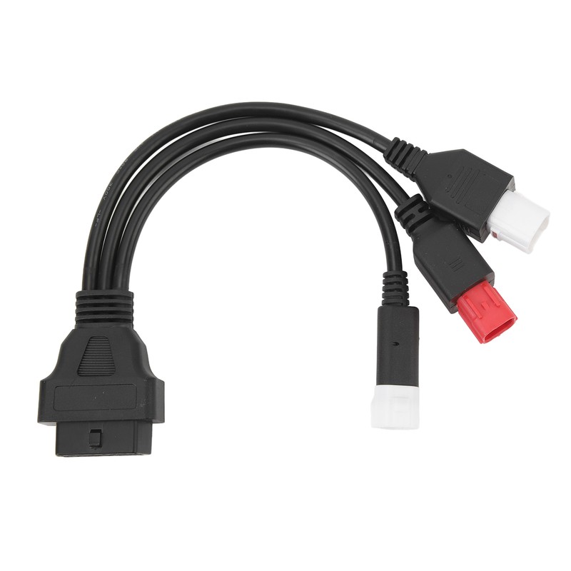3 in 1 OBD Diagnostic Cable High Flexibility Plastic Plug