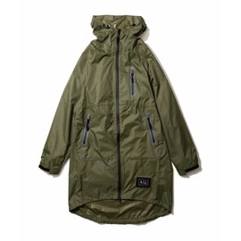 KiU (2024) K116-907 Lightweight Rainproof Storage Bag, Easy to Carry, Waterproof, Simple, Cute, Stylish, Men's, Women's, Unisex, Raincoat, Rain Zip-Up, Purple,, 03.khaki