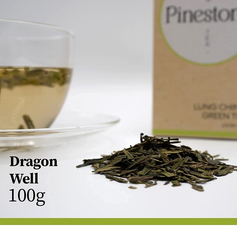 Pinestone Tea - Loose-leaf Chinese Green Tea, Lung Ching/Longjing (Dragon