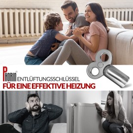 Phorin® 10 x Heater Bleed Keys – Universal for All Radiators – 5 mm Robust and Stable Bleeder