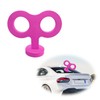 Gasedin Car Wind Up Key Sticker, Funny 3D Sticker Wind