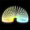 The Dreidel Company Plastic Coil Spring, Glow-In-The-Dark Magic Rainbow Slingy,