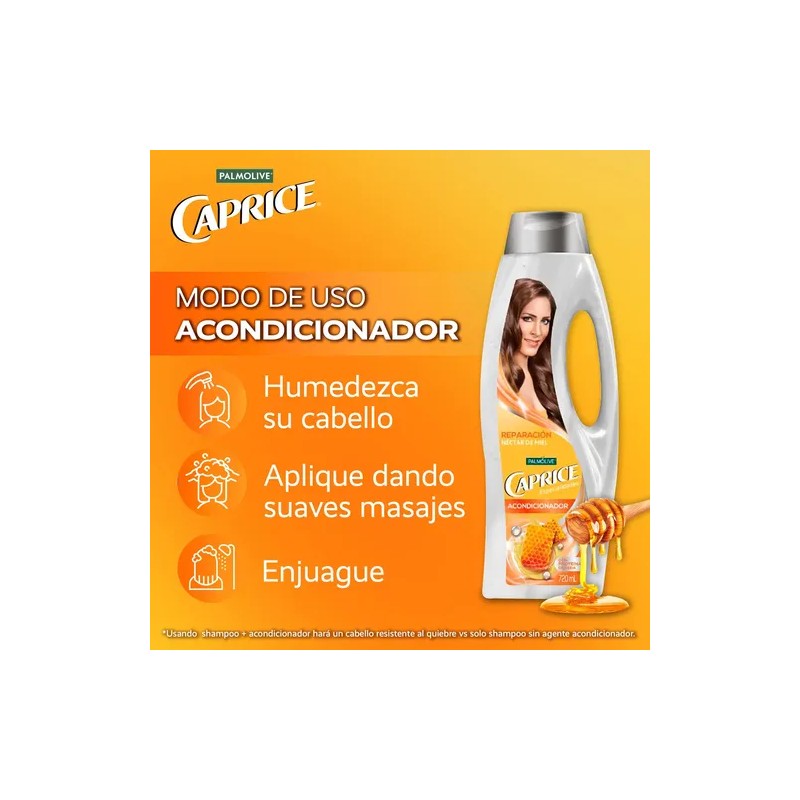 Acondicionador Caprice Reparación Néctar De Miel 720 Ml