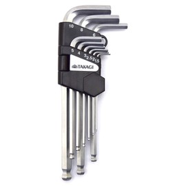 Takagi Hex Wrench Set with Magnets, 9 Pieces