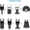 31Pcs Oscillating Saw Blades Multitool Blades Universal Oscillating Tool Blades