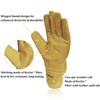 Intra-FIT Firefighting Gloves, Water proof, Cow grain shell, kevlar lining
