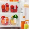 Kurtzy 4 Pack Kitchen Fridge & Cupboard Storage Containers with