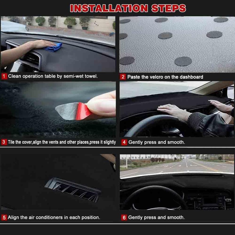 BLIBLIUNIT Dash Cover Mat Custom Fit for 2004-2006 Lexus RX330,2007-2009