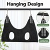 Pet Grooming Hammock for Nail Trimming – Adjustable Polyester Restraint
