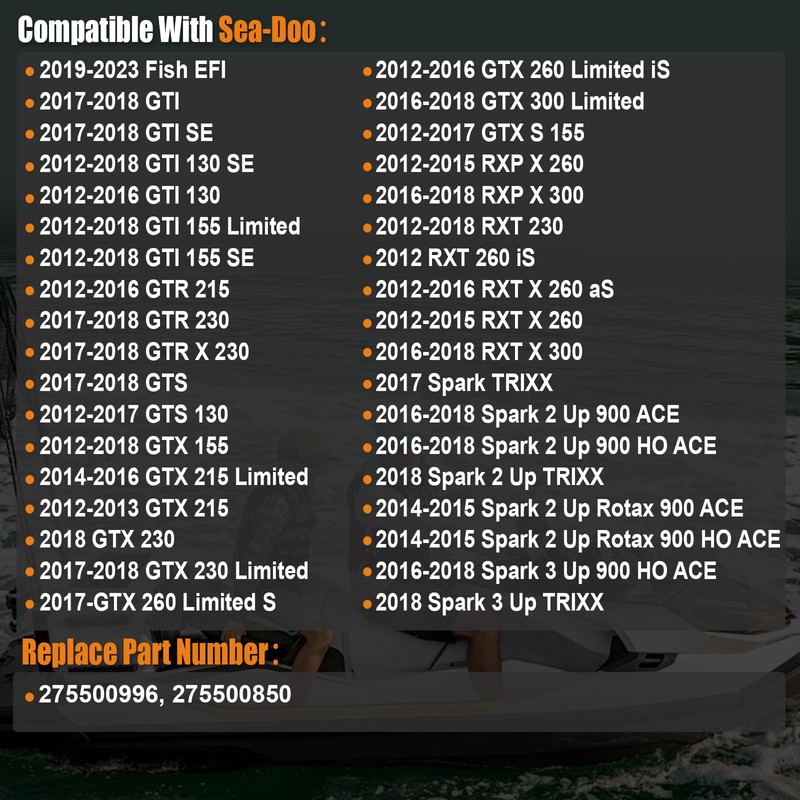 2012-2024 Fuel Pump Assembly Compatible for Seadoo Jet Ski RXP