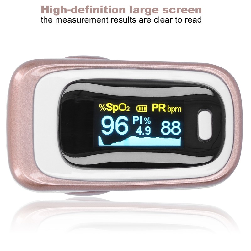Fingertip Clamp Pulse Oximeter Blood LCD Display Oxygen Saturation Test