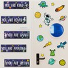 Whaline 30Pcs Space Posters Inspirational Quotes Planet Astronaut Rocket Meteor