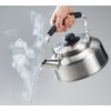 Yoshikawa YJ1815 Wide Mouth Kettle, Silver, 0.9 gal (2.6 L)