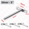 4PCS Invisible Floating Shelf Brackets Heavy Duty Solid Metal Hidden